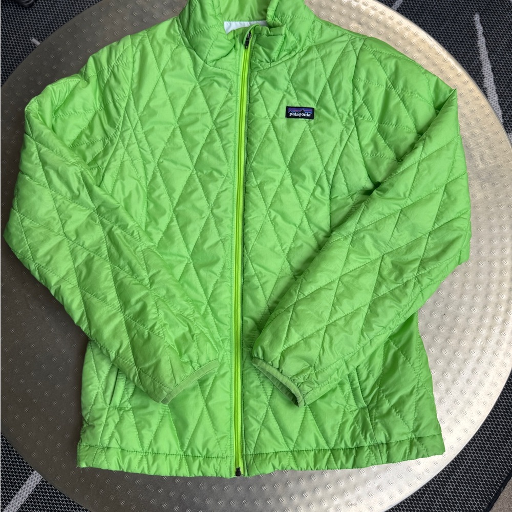 Patagonia Kids Large Green Quilted Jacket